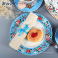 Floral Divided Plates And Dishes Bone China Dinnerware Manufacturer